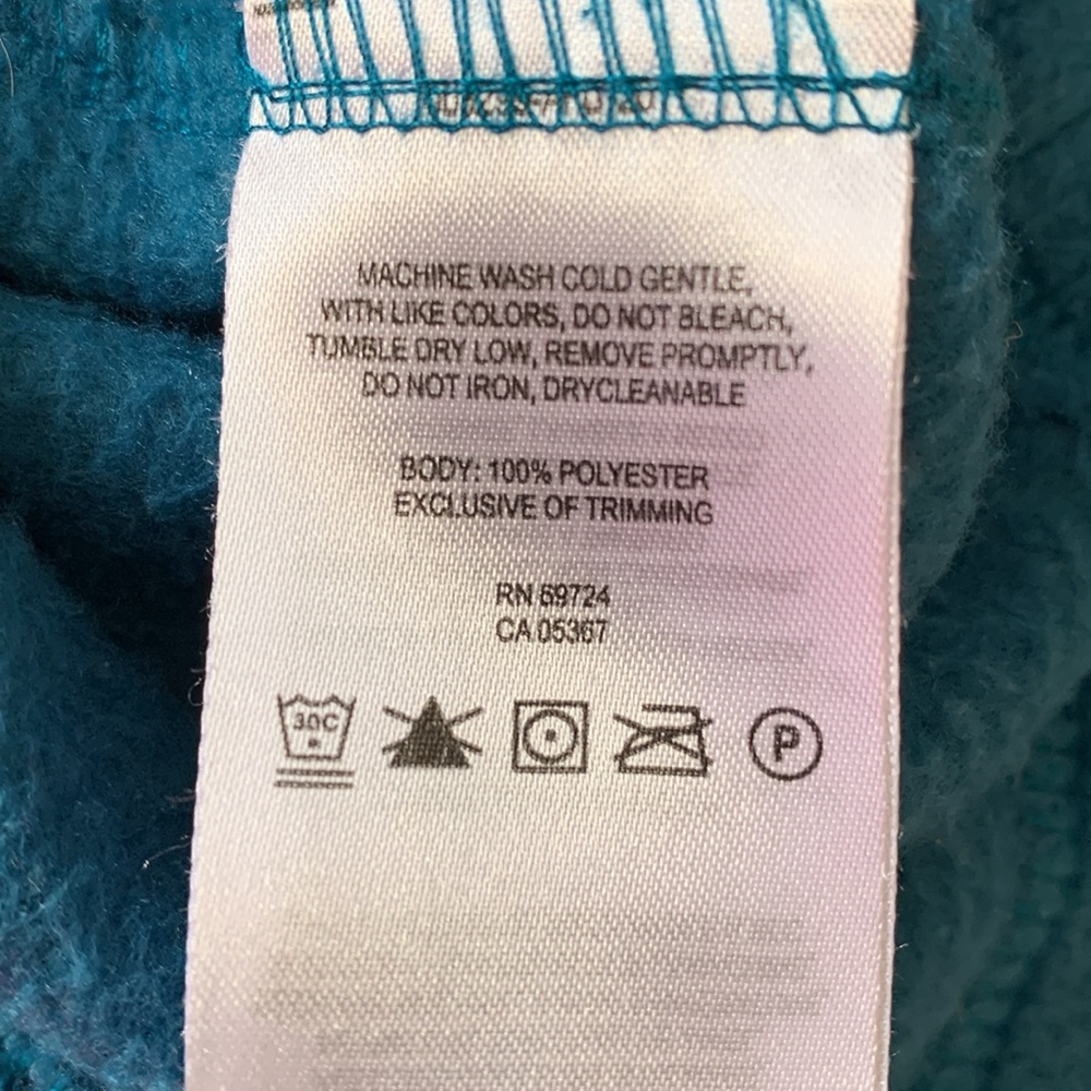 Columbia Blue/Teal Women's Fleece Jacket EUC - Picture 9 of 9